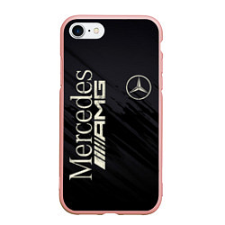 Чехол iPhone 7/8 матовый Mercedes AMG: Black Edition