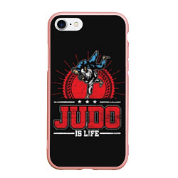 Чехол iPhone 7/8 матовый Judo is life