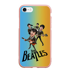 Чехол iPhone 7/8 матовый The Beatles - world legend
