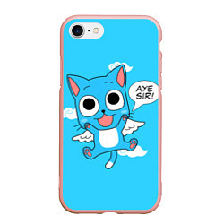 Чехол iPhone 7/8 матовый Fairy Tail: Happy