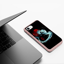 Чехол iPhone 7/8 матовый Унесенные Призраками, цвет: 3D-светло-розовый — фото 2