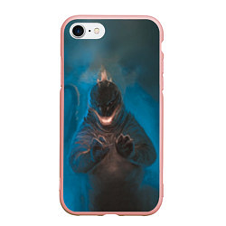 Чехол iPhone 7/8 матовый Blue Godzilla