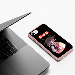 Чехол iPhone 7/8 матовый Senpai My Hero Academia, цвет: 3D-светло-розовый — фото 2
