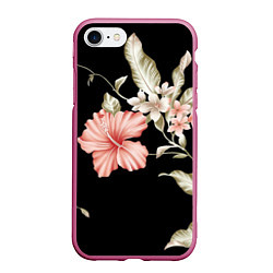 Чехол iPhone 7/8 матовый Красивые Цветочки