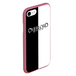 Чехол iPhone 7/8 матовый OVERLORD, цвет: 3D-малиновый — фото 2