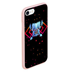 Чехол iPhone 7/8 матовый Dota 2 - Spirit Breaker, цвет: 3D-светло-розовый — фото 2