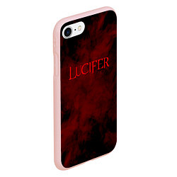 Чехол iPhone 7/8 матовый LUCIFER КРЫЛЬЯ, цвет: 3D-светло-розовый — фото 2