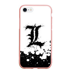 Чехол iPhone 7/8 матовый L letter snow