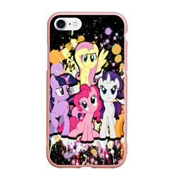 Чехол iPhone 7/8 матовый My little pony band