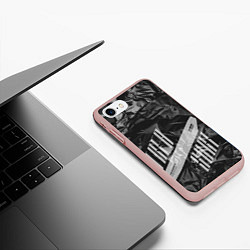 Чехол iPhone 7/8 матовый Trea Sure Ateez, цвет: 3D-светло-розовый — фото 2
