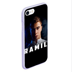 Чехол iPhone 7/8 матовый Ramil', цвет: 3D-светло-сиреневый — фото 2