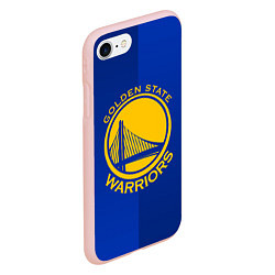 Чехол iPhone 7/8 матовый GOLDEN STATE WARRIORS, цвет: 3D-светло-розовый — фото 2