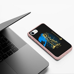 Чехол iPhone 7/8 матовый Fairy Tail, цвет: 3D-светло-розовый — фото 2