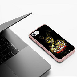 Чехол iPhone 7/8 матовый Five Nights At Freddy's, цвет: 3D-светло-розовый — фото 2