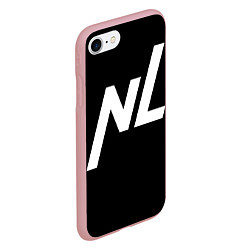 Чехол iPhone 7/8 матовый NL logo, цвет: 3D-баблгам — фото 2