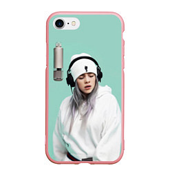 Чехол iPhone 7/8 матовый BILLIE EILISH, цвет: 3D-баблгам