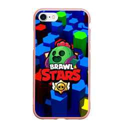 Чехол iPhone 7/8 матовый BRAWL STARS SPIKE