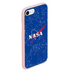 Чехол iPhone 7/8 матовый NASA, цвет: 3D-светло-розовый — фото 2