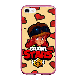 Чехол iPhone 7/8 матовый Brawl Stars - Jessie