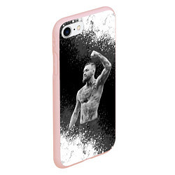 Чехол iPhone 7/8 матовый Conor McGregor, цвет: 3D-светло-розовый — фото 2