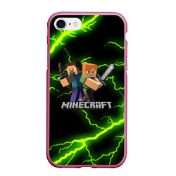 Чехол iPhone 7/8 матовый MINECRAFT