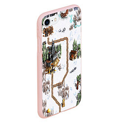 Чехол iPhone 7/8 матовый Heroes of Might and Magic, цвет: 3D-светло-розовый — фото 2