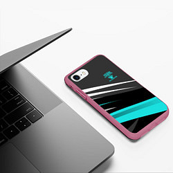 Чехол iPhone 7/8 матовый Conor McGregor, цвет: 3D-малиновый — фото 2