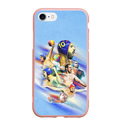 Чехол iPhone 7/8 матовый Water polo players