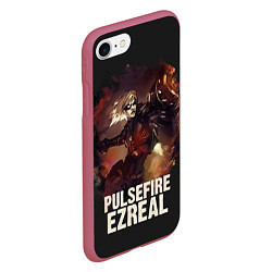 Чехол iPhone 7/8 матовый Pulsefire Ezreal, цвет: 3D-малиновый — фото 2