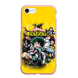 Чехол iPhone 7/8 матовый MY HERO ACADEMIA группа героев