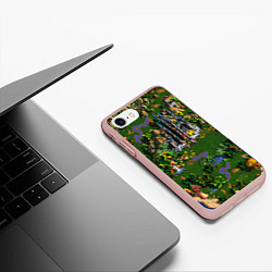 Чехол iPhone 7/8 матовый Heroes of Might and Magic, цвет: 3D-светло-розовый — фото 2