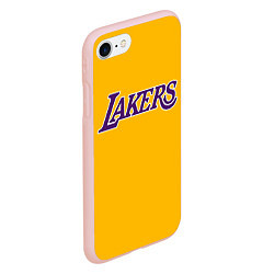 Чехол iPhone 7/8 матовый Kobe Bryant, цвет: 3D-светло-розовый — фото 2