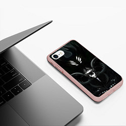 Чехол iPhone 7/8 матовый Hollow Knight, цвет: 3D-светло-розовый — фото 2