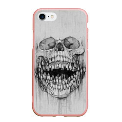 Чехол iPhone 7/8 матовый Dentist skull