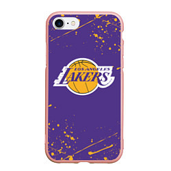 Чехол iPhone 7/8 матовый LA LAKERS