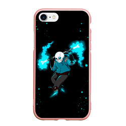 Чехол iPhone 7/8 матовый Undertale, цвет: 3D-светло-розовый