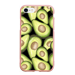 Чехол iPhone 7/8 матовый Avocado background