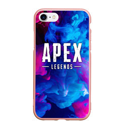 Чехол iPhone 7/8 матовый APEX LEGENDS, цвет: 3D-светло-розовый