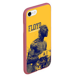 Чехол iPhone 7/8 матовый Floyd, цвет: 3D-малиновый — фото 2