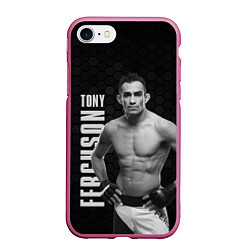 Чехол iPhone 7/8 матовый EL CUCUY Tony Ferguson, цвет: 3D-малиновый