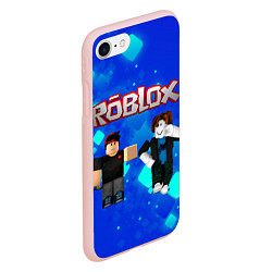 Чехол iPhone 7/8 матовый ROBLOX, цвет: 3D-светло-розовый — фото 2