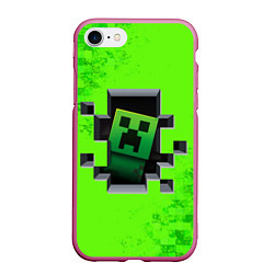 Чехол iPhone 7/8 матовый MINECRAFT