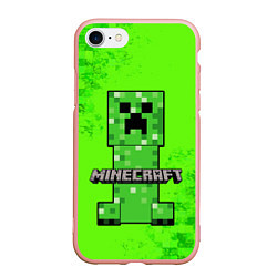 Чехол iPhone 7/8 матовый MINECRAFT