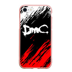 Чехол iPhone 7/8 матовый DEVIL MAY CRY DMC, цвет: 3D-светло-розовый