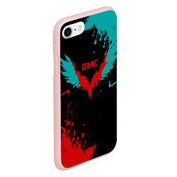 Чехол iPhone 7/8 матовый DMC, цвет: 3D-светло-розовый — фото 2