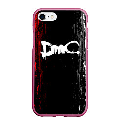 Чехол iPhone 7/8 матовый DEVIL MAY CRY, цвет: 3D-малиновый