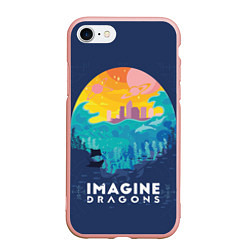 Чехол iPhone 7/8 матовый Imagine Dragons