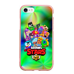 Чехол iPhone 7/8 матовый BRAWL STARS