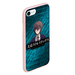 Чехол iPhone 7/8 матовый Bungou Stray Dogs, цвет: 3D-светло-розовый — фото 2