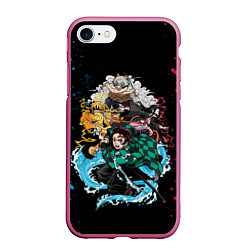 Чехол iPhone 7/8 матовый KIMETSU NO YAIBA